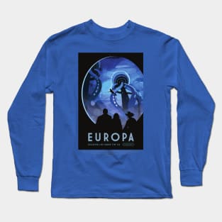 Europa Retro Poster Long Sleeve T-Shirt